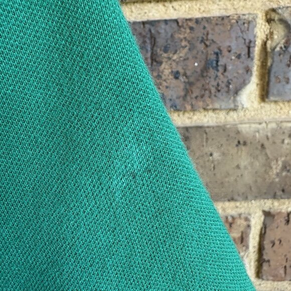 Tommy Hilfiger Green and Navy Polo Dress Stretch Cotton Short Sleeve Preppy Sz S - Picture 3 of 7